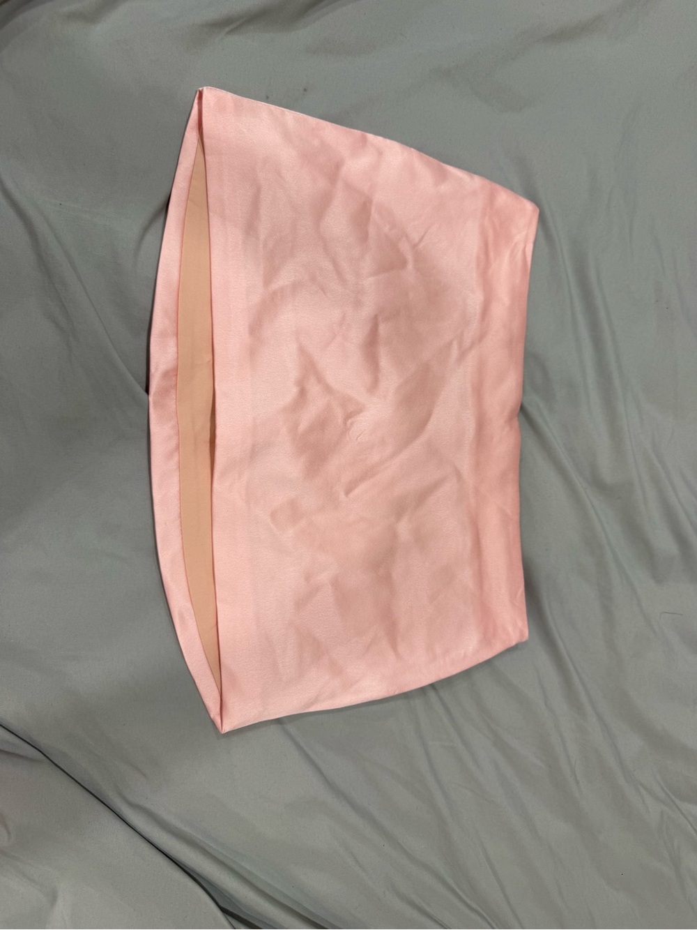 Soft Pink Women's Mini Skirt - Tailored Straight Cut
